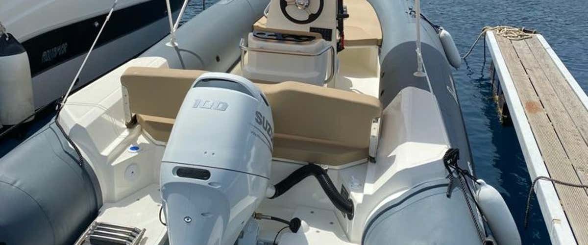 Noleggio giornaliero gommone a Ponza - 6.2 m, 40 CV