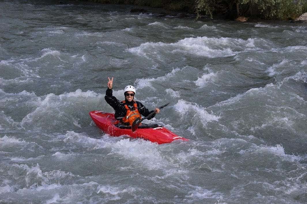 Corso di river kayak da 5 lezioni private sull'Adda in Valtellina