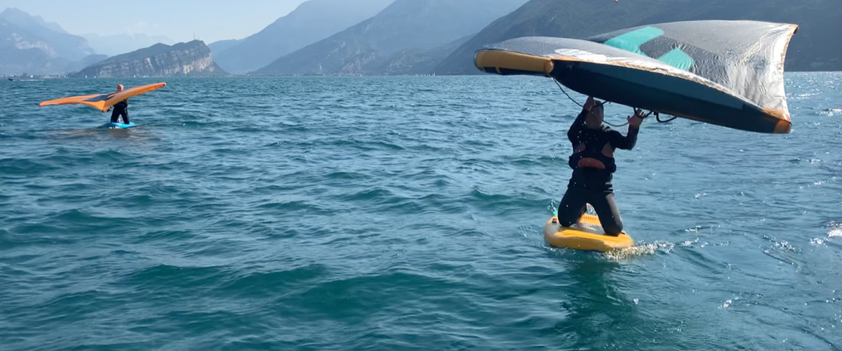 Corso di Wing Foil da 3 lezioni sul Lago di Garda