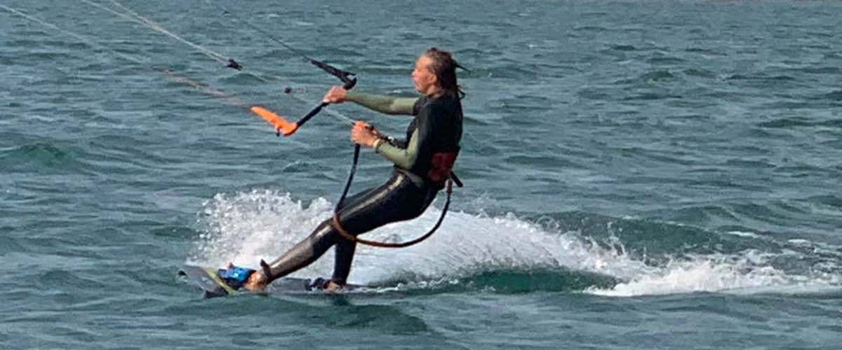 Introductory kitesurfing lesson on Lake Garda