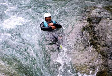 Canyoning in the Sermenza Gorge in Valsesia