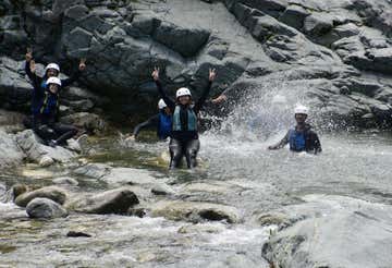 Canyoning in the Sermenza Gorge in Valsesia