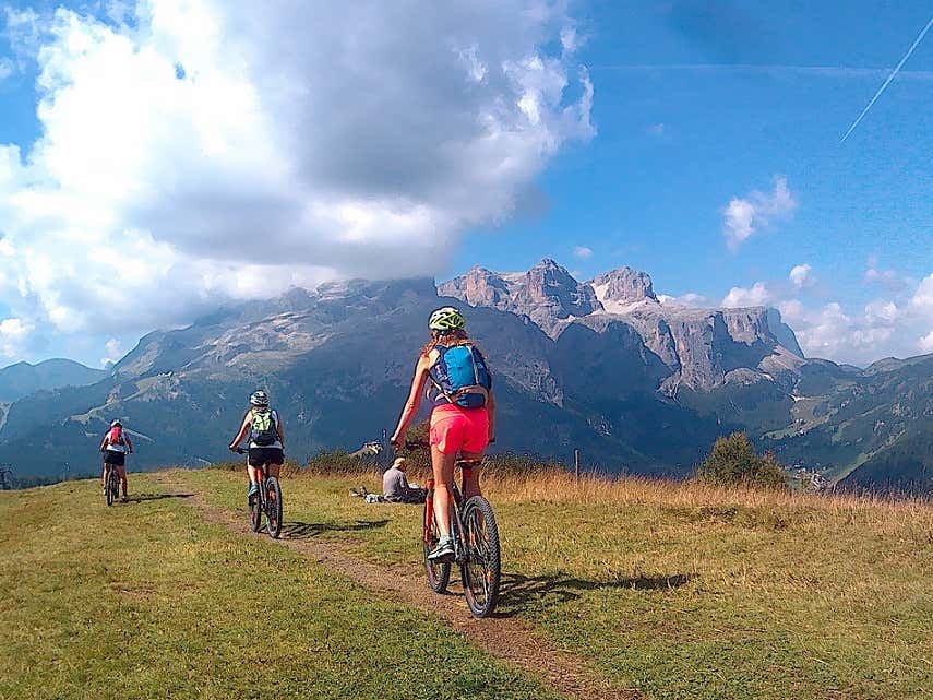 Bicicletta Sella Bike Day Mtb Val Gardena In Bicicletta Mountain