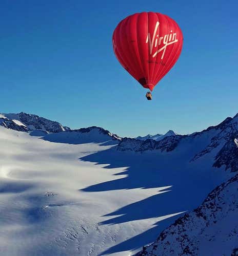 Private hot air balloon ride in the Pustertal Valley