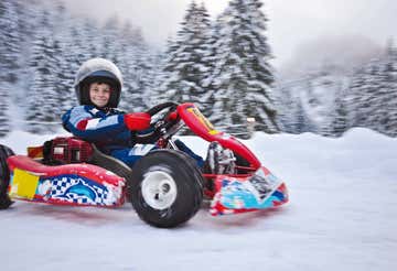 10 minuti in pista di Kart su Ghiaccio a Caldonazzo (TN)