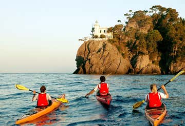 Portofino sunset kayak tour with aperitif