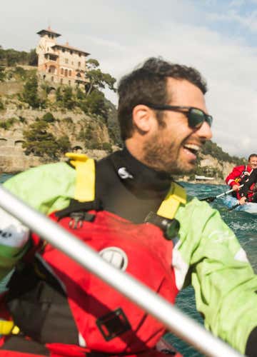 Portofino sunset kayak tour with aperitif