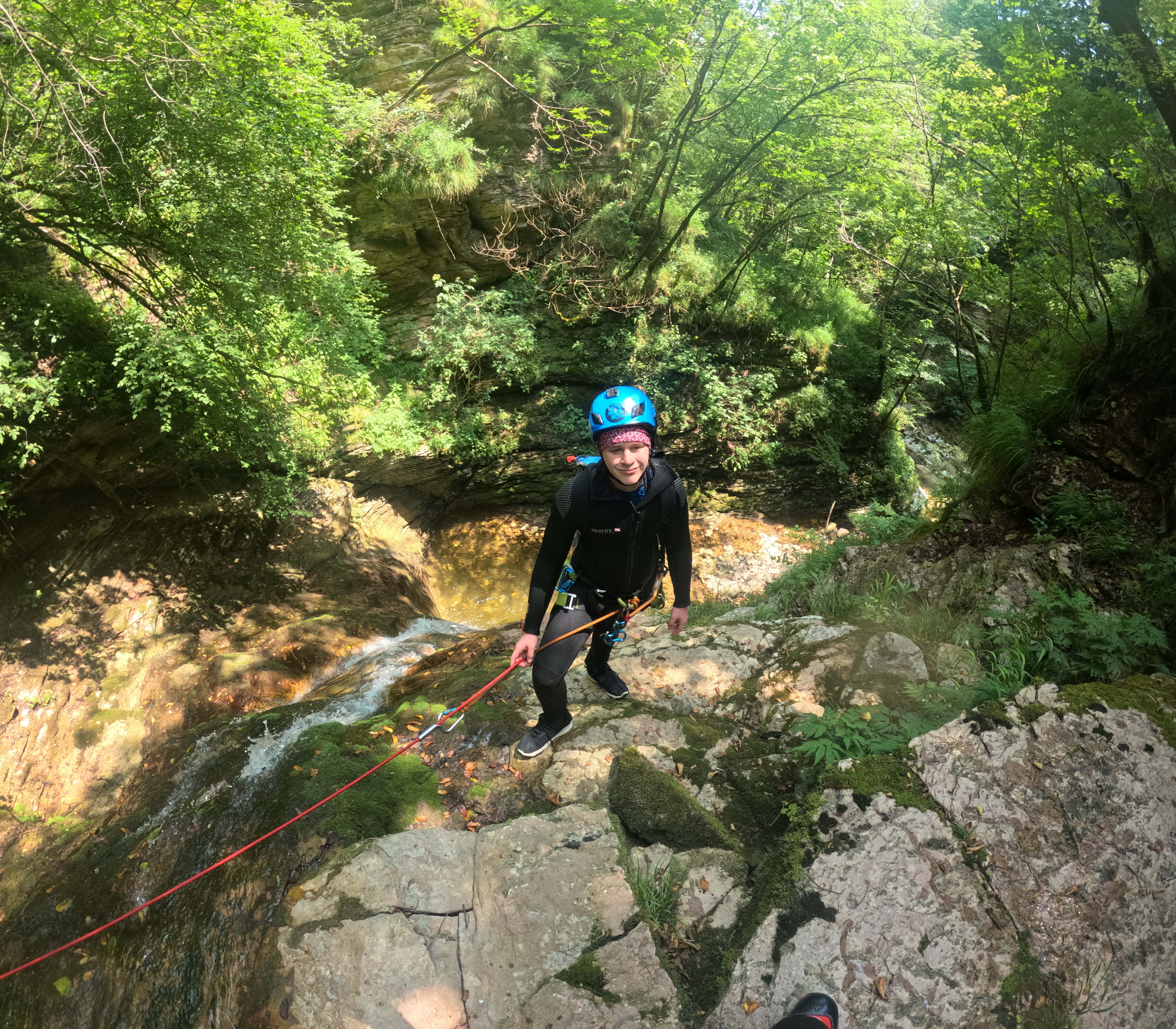 Canyoning family sul Rio Bars a Ponte nelle Alpi