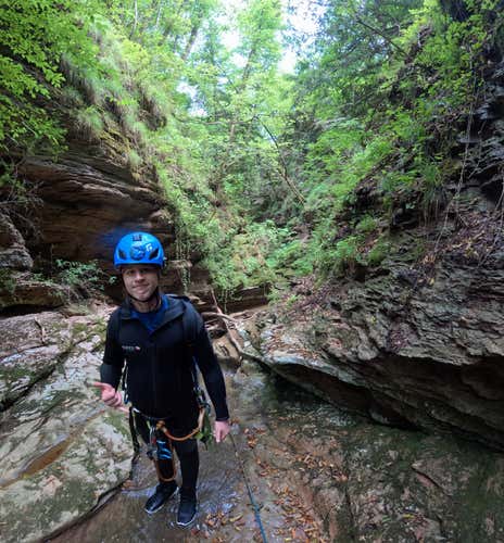 Canyoning sport sul Rio Bars a Ponte nelle Alpi
