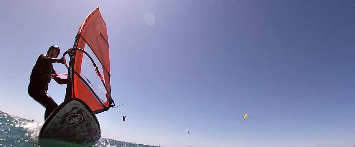 Windsurfing lesson - intermediate to advanced - in Tarquinia Lido (VT)