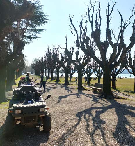 Escursione panoramica in quad sul Lago Maggiore con aperitivo