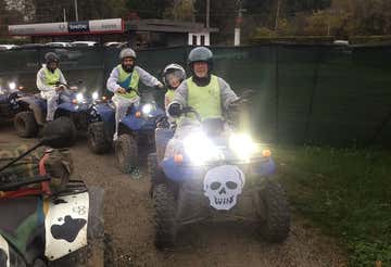 Quad sul Lago Maggiore - percorso sterrato in notturna