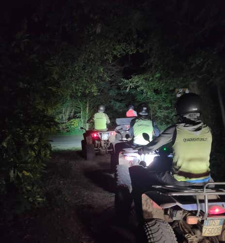 Quad sul Lago Maggiore - percorso sterrato in notturna
