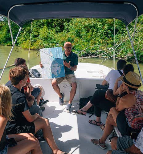 Boat trip on the Po di Maistra in the Po Delta Park