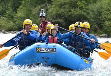 SUPER Integral rafting on the Noce River in Trentino