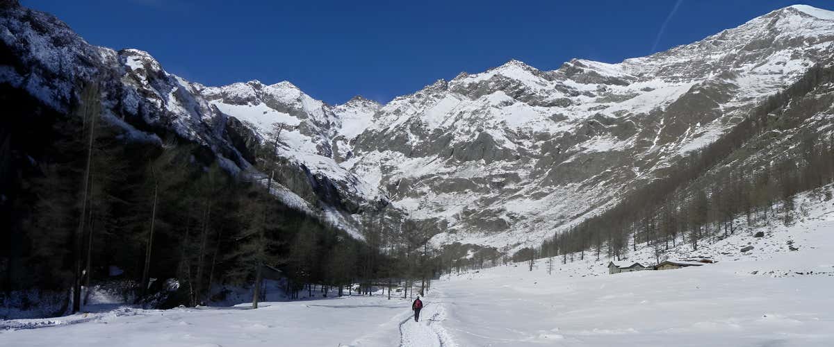 Ciaspolata in Valle Soana nel Parco Nazionale del Gran Paradiso