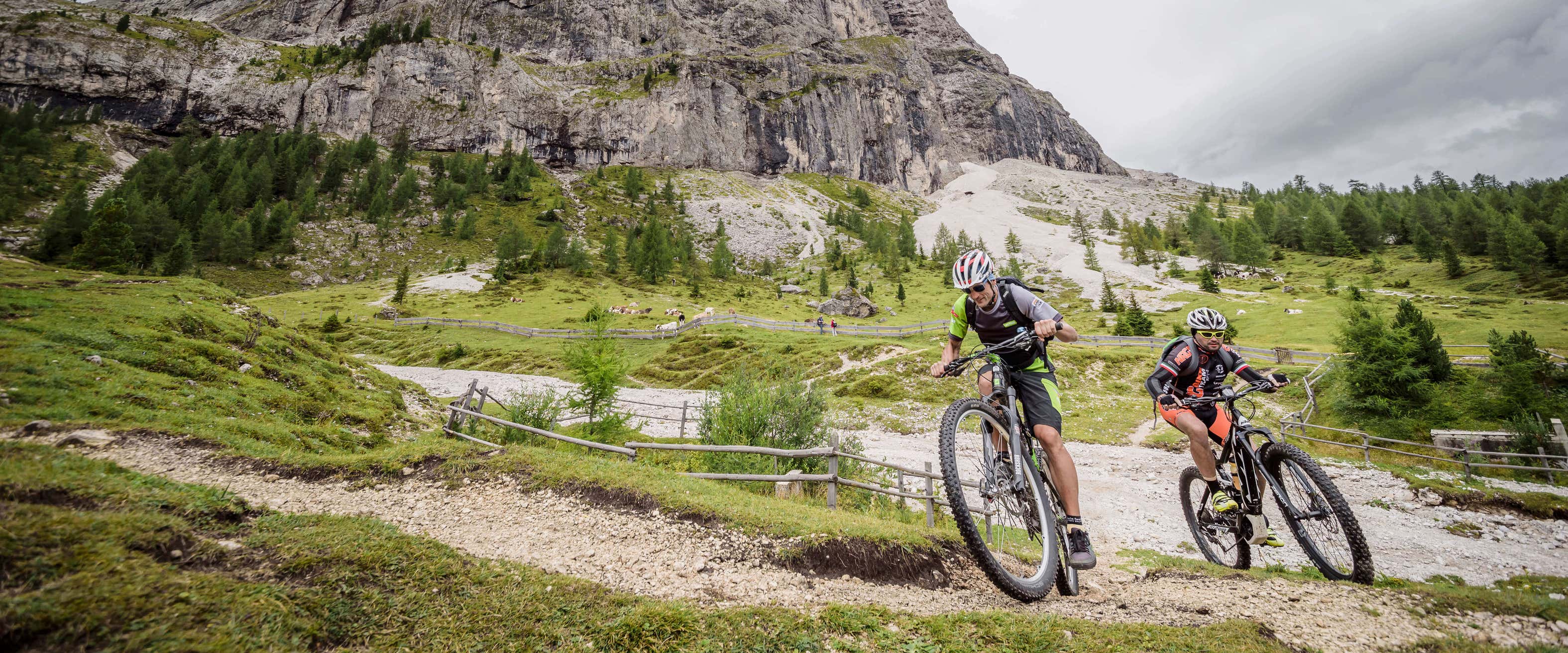 Enduro Mountain Biking Holidays Alps Dolomites Val Di Fassa In Mtb