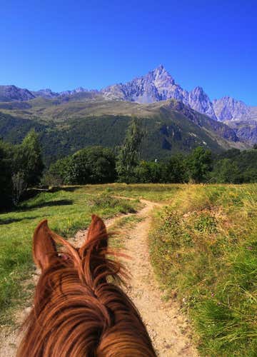 Passeggiata a cavallo in Valle Po