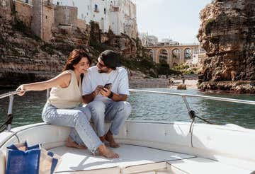 Boat trip to Polignano a Mare