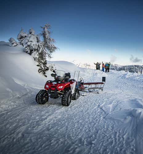 Sleigh ride experience with dinner on the Asiago Plateau 