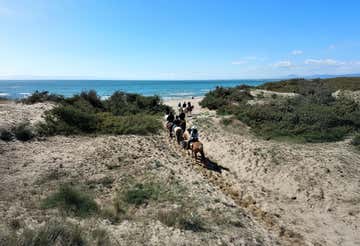 Horse riding on the beach at Lido Azzurro near Taranto