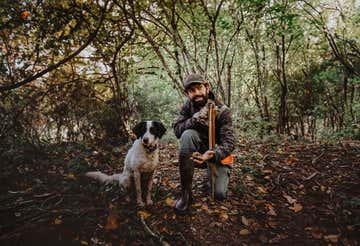 Truffle hunting in Casole d'Elsa in the province of Siena
