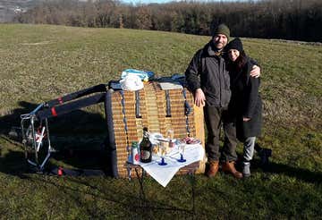 Exclusive hot air balloon ride over the Tuscan-Emilian Apennines