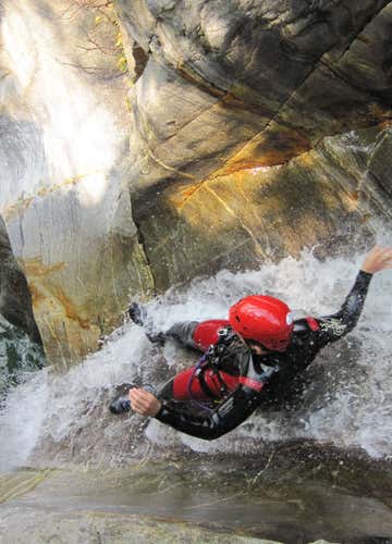 Canyoning Val Bianca in Piedmont