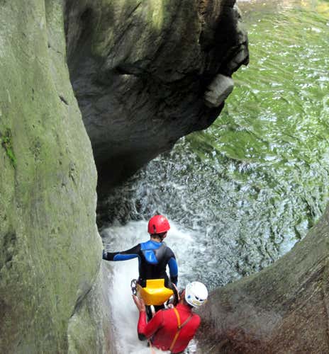 Canyoning Val Bianca in Piedmont