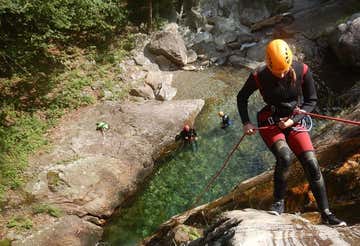 Canyoning Rio Lasino Inferiore in provincia di Verbania