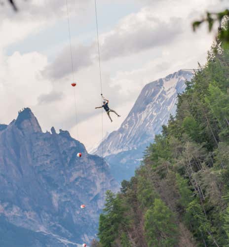 La Zipline più lunga d'Europa