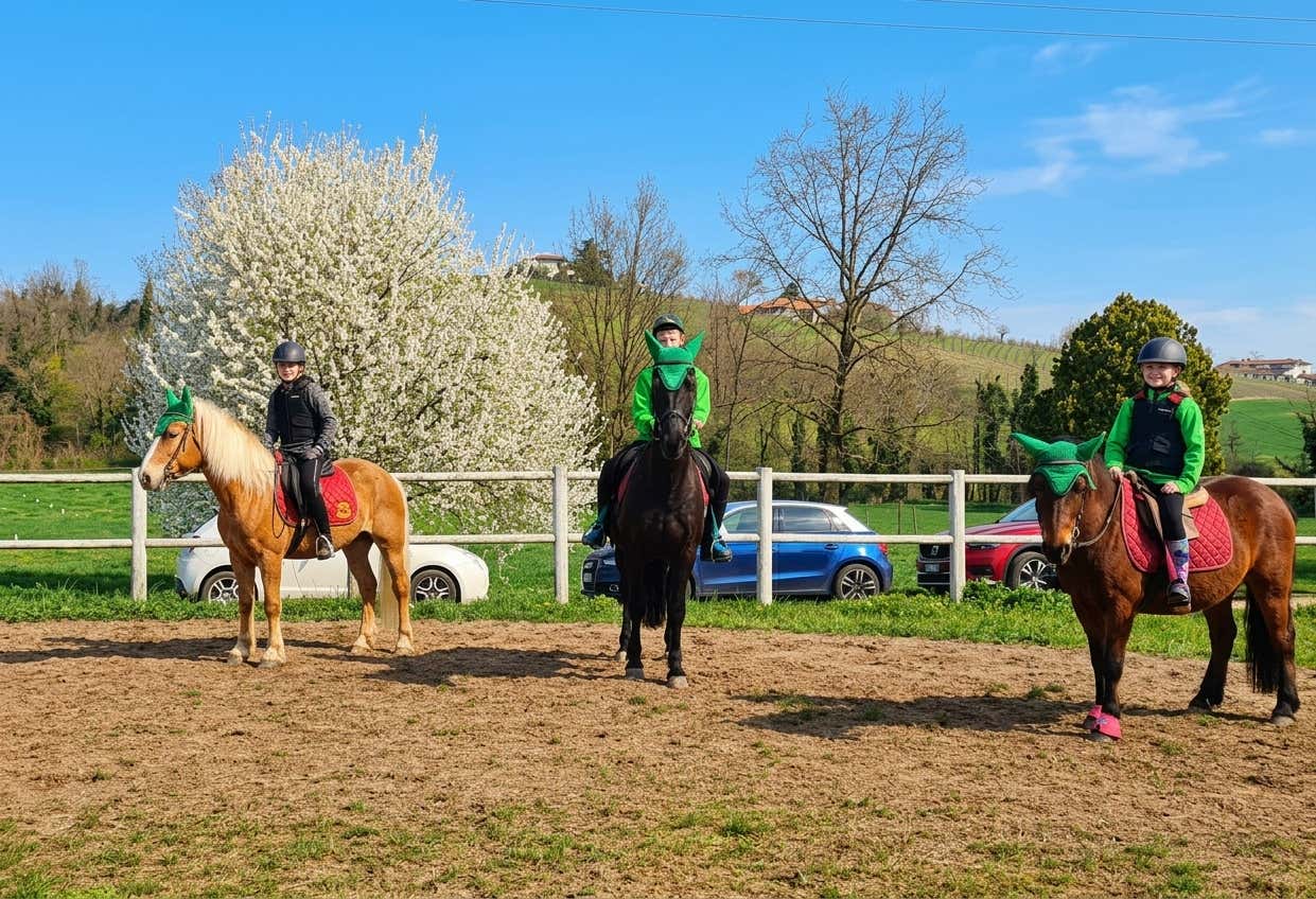 Passeggiata a cavallo per bambini e ragazzi vicino a Ivrea