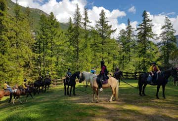 Passeggiata romantica a cavallo sui laghi in Valchiusella
