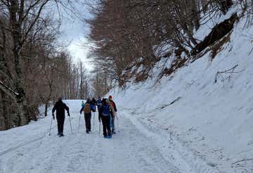 Ciaspolata sull’Altopiano del Voltigno nel Parco Nazionale del Gran Sasso