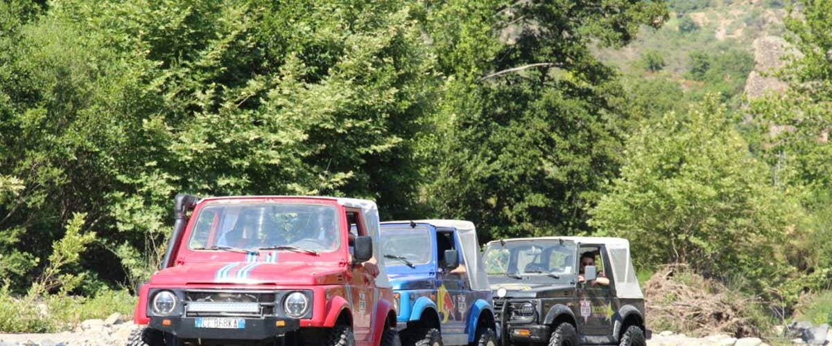 4x4 off-road tour to the Alcantara Gorges