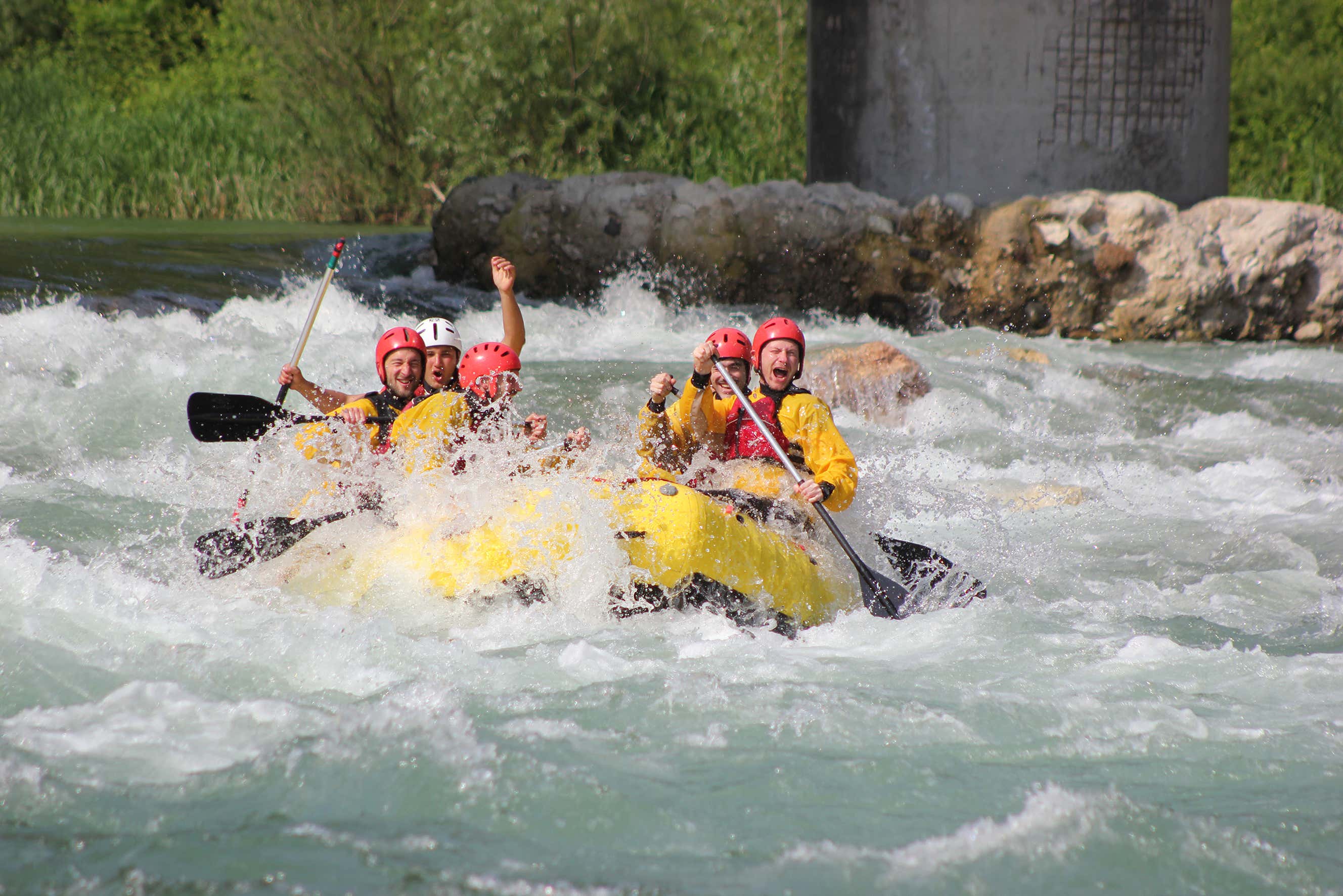 Rafting avventuroso sul fiume Brenta in provincia di Vicenza
