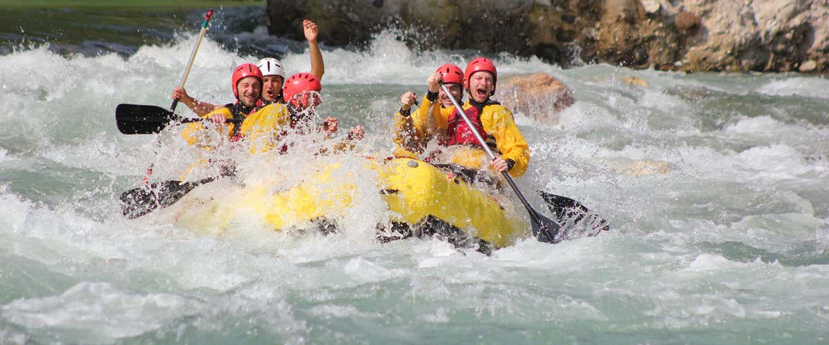 Rafting avventuroso sul fiume Brenta in provincia di Vicenza