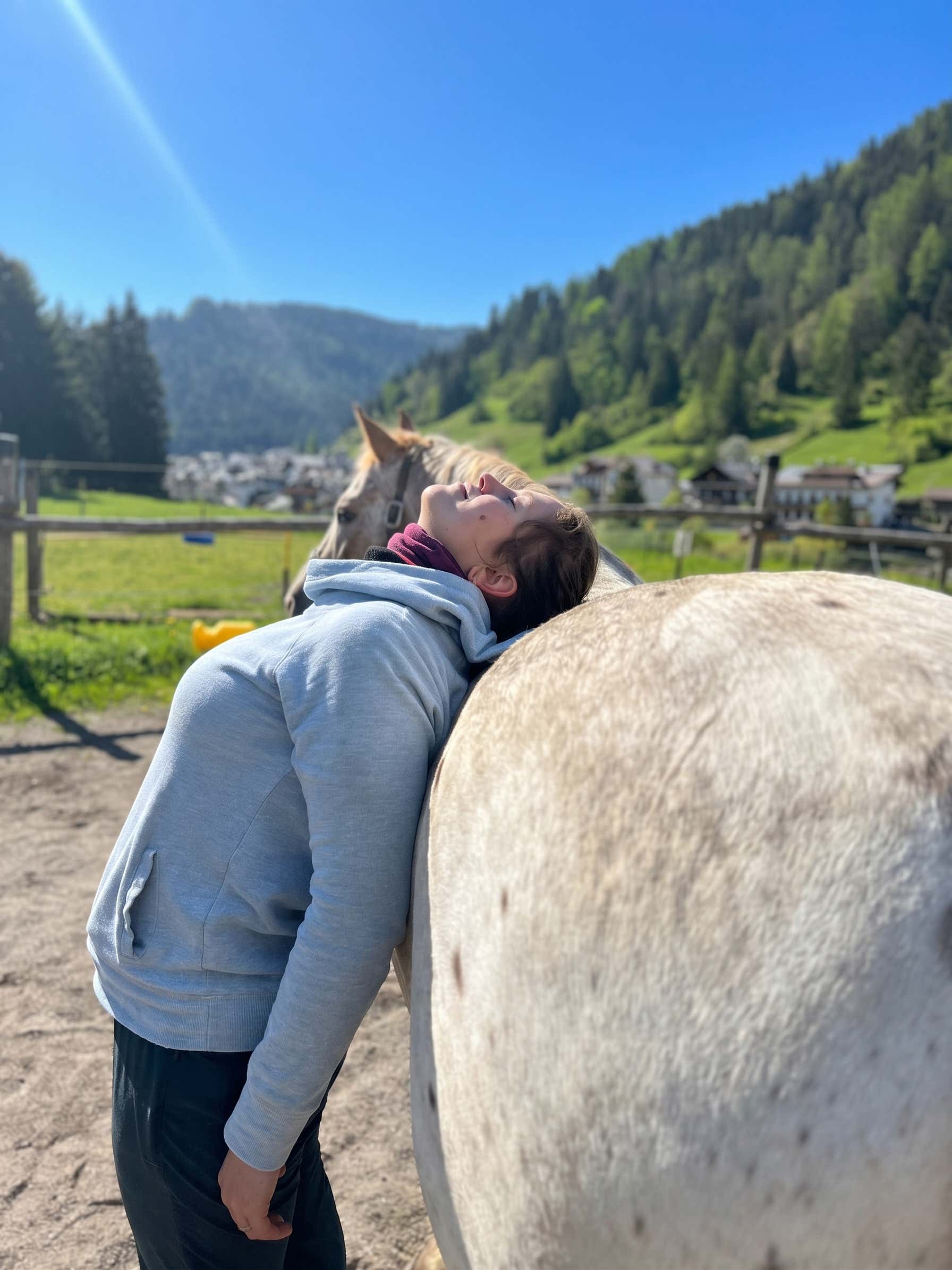 Yoga a cavallo e merenda a Santo Stefano di Cadore