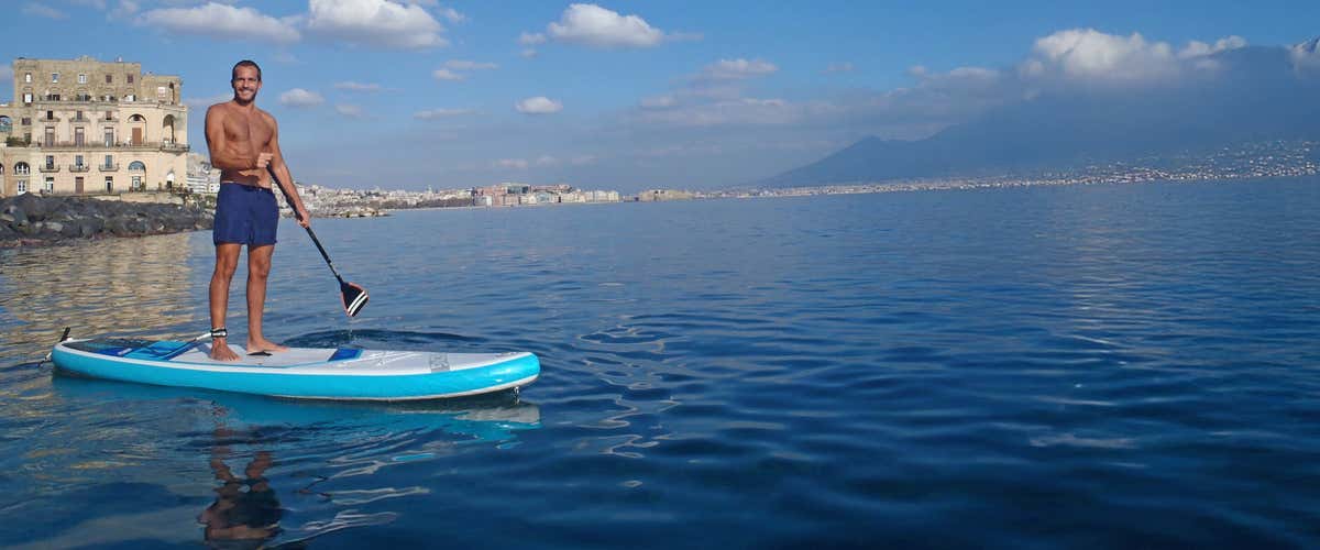 Lezione e tour in SUP a Napoli sulla costa di Posillipo