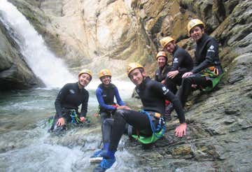Canyoning at the foot of Monte Rosa in Valsesia
