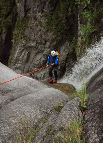 Canyoning at the foot of Monte Rosa in Valsesia