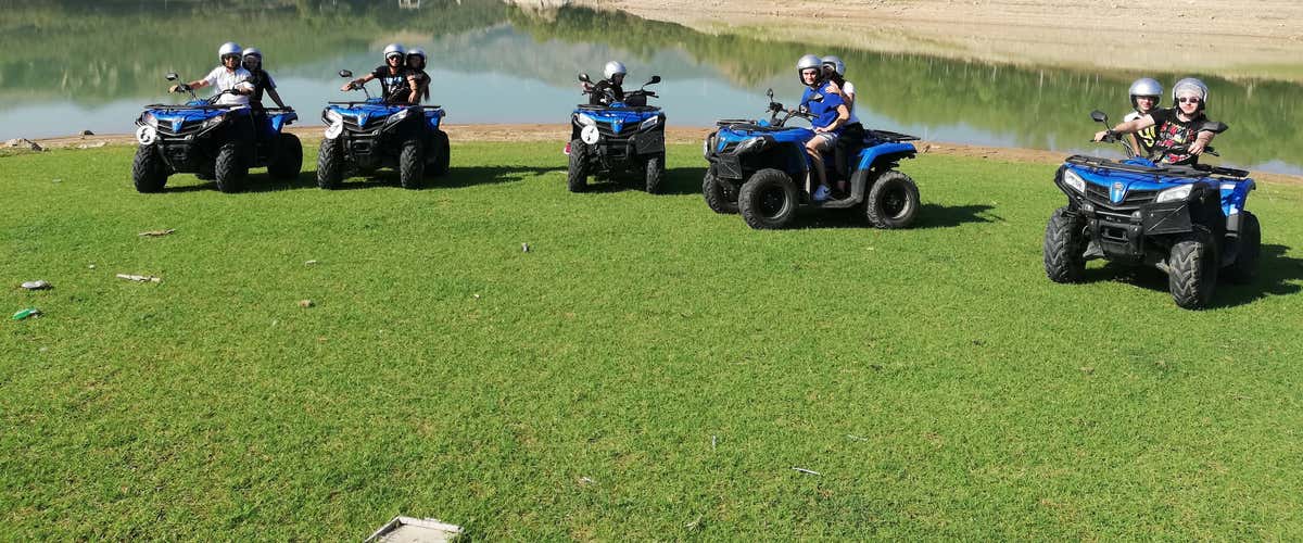 2-hour quad excursion to Lake Pozzillo in the province of Enna