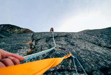 Crag climbing day in the Maritime Alps (CN)
