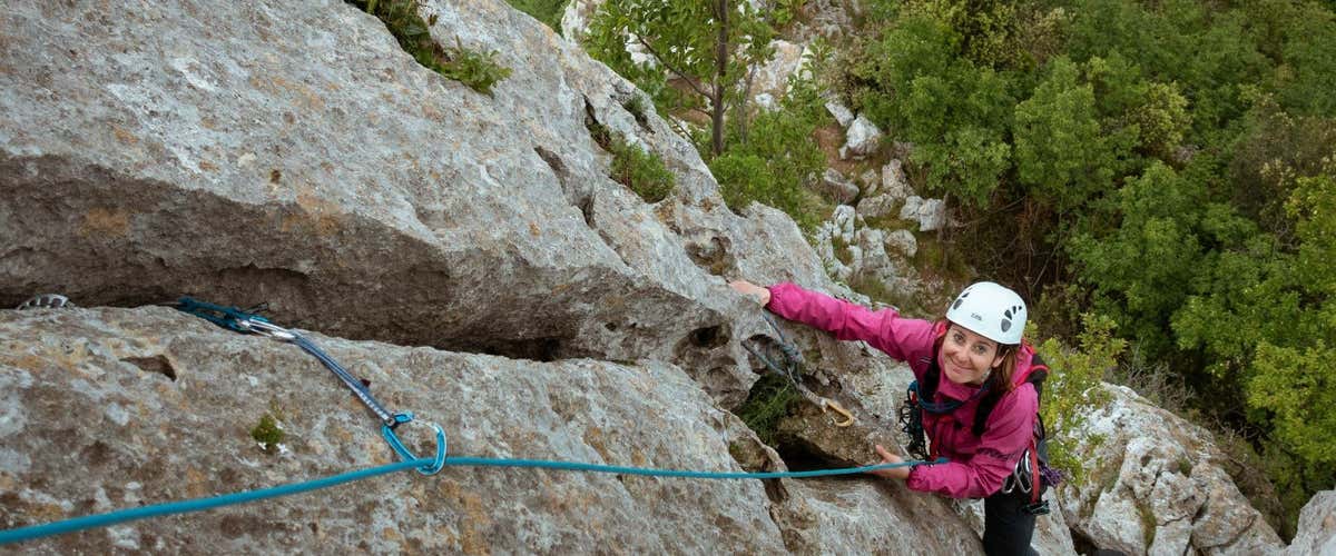 Multipitch climbing day in Finale Ligure