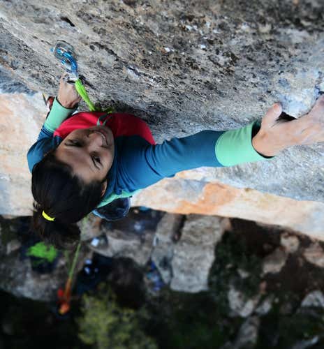 Crag climbing day in the Maritime Alps (CN)