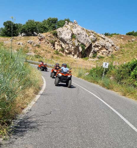 1½-hour quad bike tour to Rocca Salvatesta with aperitif