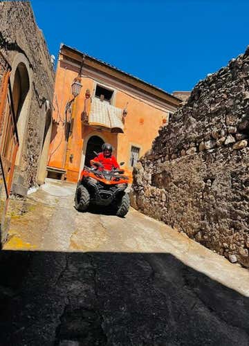 1½-hour quad bike tour to Rocca Salvatesta with aperitif