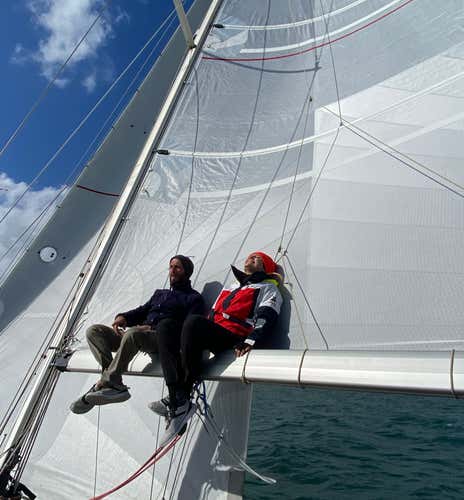 One-day sailing course in the Gulf of Angels with lunch