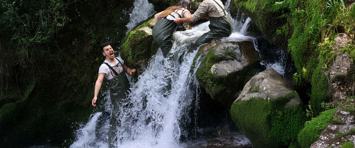 Acqua trekking avventuroso nel Parco Nazionale del Pollino