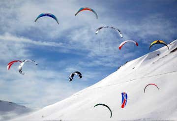 Corso base di Snowkite in Provincia di Torino
